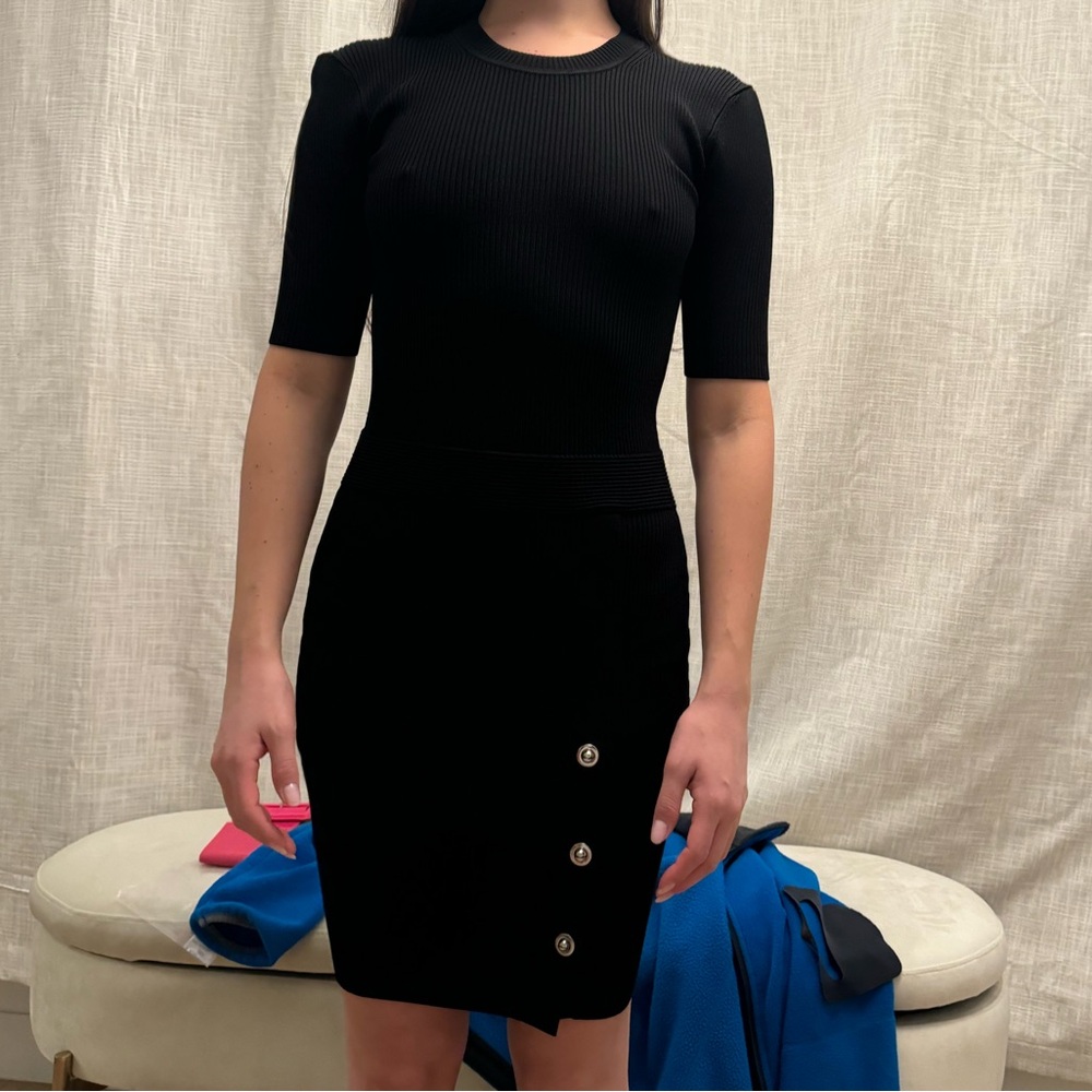 Jonathan Simkhai Black Ribbed Knitwear